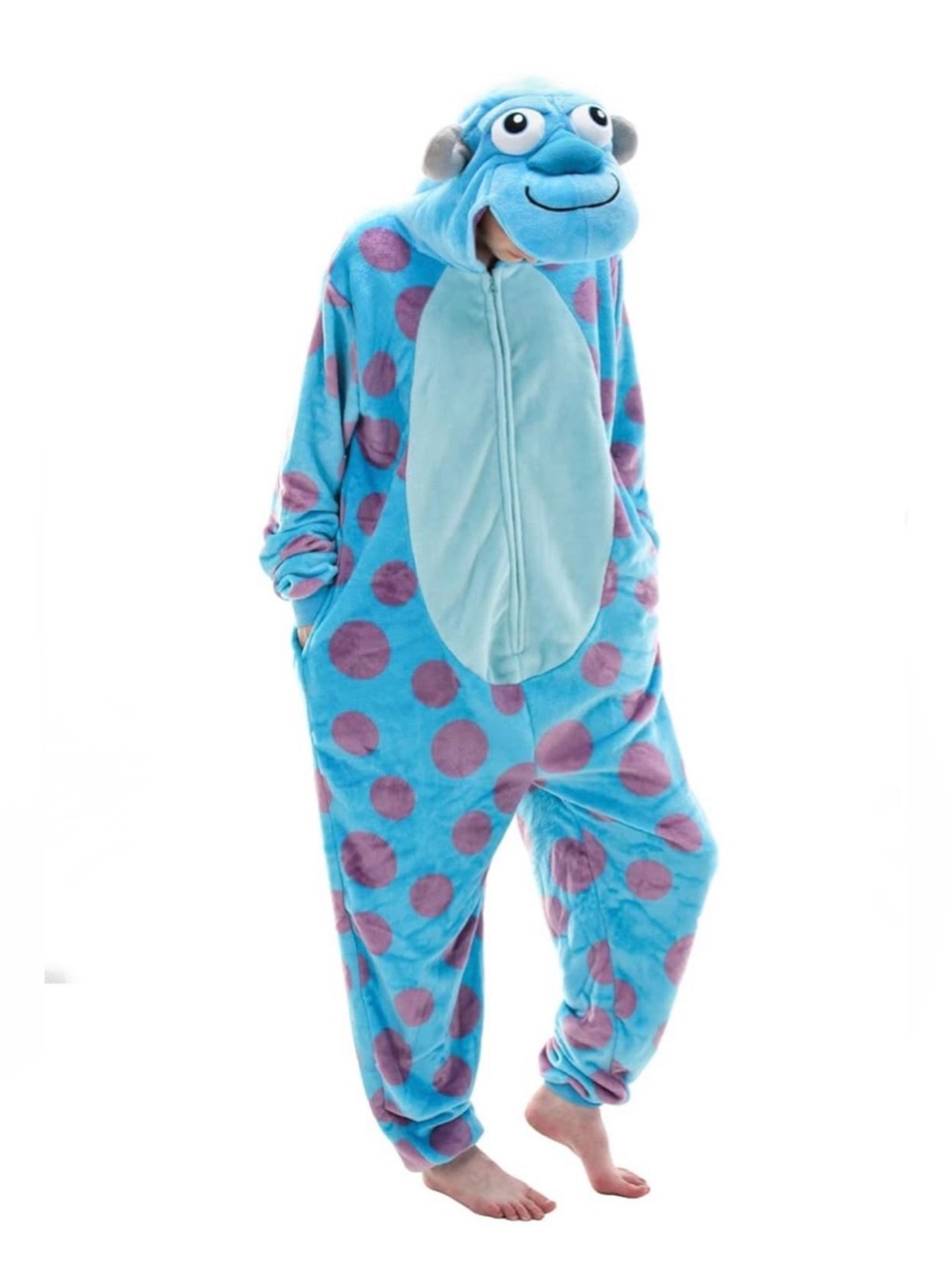 Sulley Sullivan Unisex Adult Onesie Costume S NWOT
